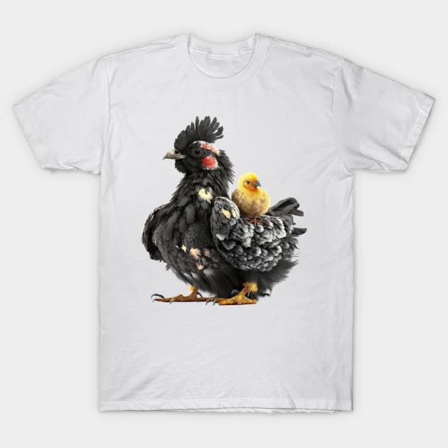 Piggy Back - Chick T-Shirt by My Geeky Tees - T-Shirt Designs